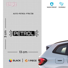 Simple Petrol Fuel Safety Marker Label