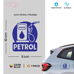 Petrol Only Tank Label for Clear Use