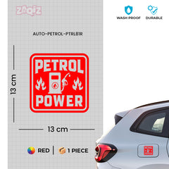 Safe Petrol Use Sticker for All Tanks