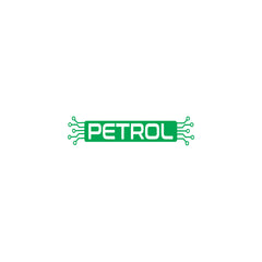 Simple Petrol Fuel Safety Marker Label