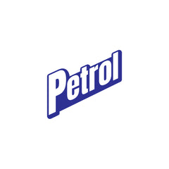 Clear Petrol Warning Label for Safety