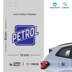 Petrol Safety Sticker for Fuel Tanks