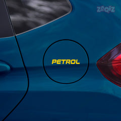 Durable Petrol Reminder Sticker Label