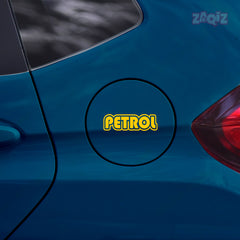 Minimal Design Petrol Use Sticker Label