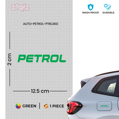 Durable Petrol Reminder Sticker Label