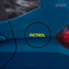 Precision-Cut Petrol Tank Decal Sign