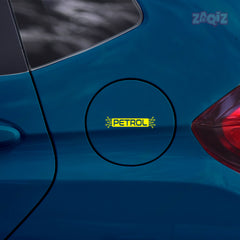 Simple Petrol Fuel Safety Marker Label