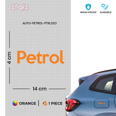 Reflective Petrol Sticker for Vehicles