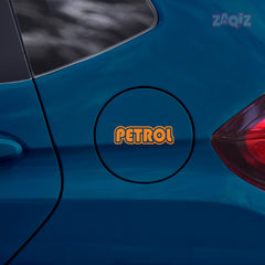 Minimal Design Petrol Use Sticker Label