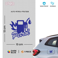 Long-Lasting Petrol Fuel Use Label Decal