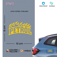 Petrol Sticker for Tank Use Clarity