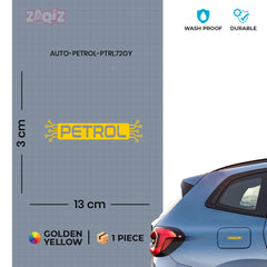 Simple Petrol Fuel Safety Marker Label