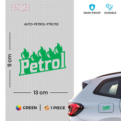 Petrol Use Notice for Vehicle Tanks