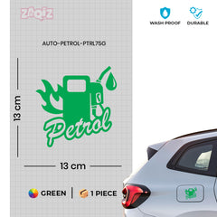 Long-Lasting Petrol Fuel Use Label Decal