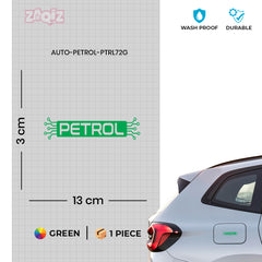 Simple Petrol Fuel Safety Marker Label