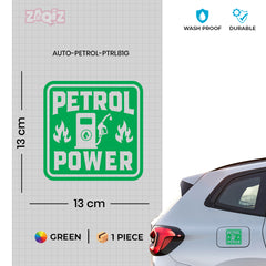 Safe Petrol Use Sticker for All Tanks