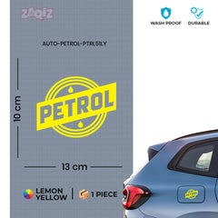 Petrol Fuel Reminder Decal for Vehicles