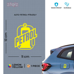 Adhesive Petrol Label for Cars & Bikes