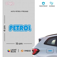 Minimal Design Petrol Use Sticker Label