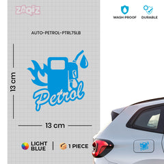 Long-Lasting Petrol Fuel Use Label Decal
