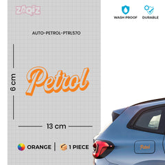 Petrol Warning Label for Fuel Safety Use