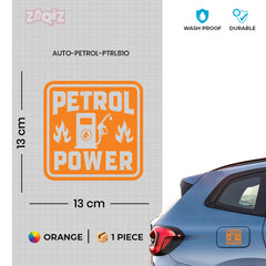 Safe Petrol Use Sticker for All Tanks