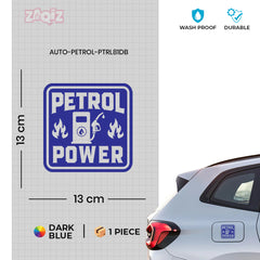 Safe Petrol Use Sticker for All Tanks