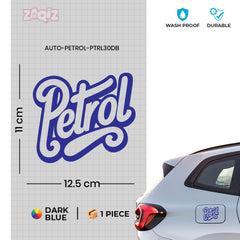 High Adhesion Petrol Use Warning Tag