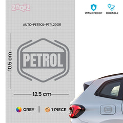 Weatherproof Petrol Sticker for Caps