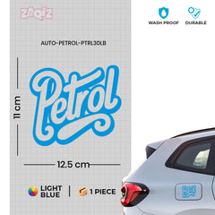 High Adhesion Petrol Use Warning Tag