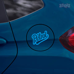 Compact Petrol Label for Clear Signs