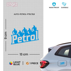 Petrol Use Notice for Vehicle Tanks