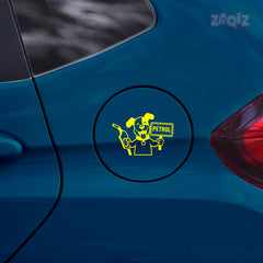Zaqiz Petrol Sign Vinyl Sticker – Clear and Bold Print Design