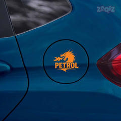Zaqiz Petrol Text Decal for Bikes – Clean and Bold Font Design