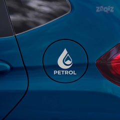 Zaqiz Petrol Print Sticker for Car Cap – Easy to Stick and Remove