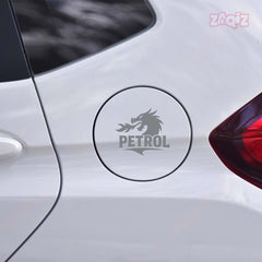Zaqiz Petrol Text Decal for Bikes – Clean and Bold Font Design