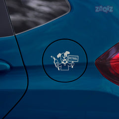 Zaqiz Petrol Sign Vinyl Sticker – Clear and Bold Print Design