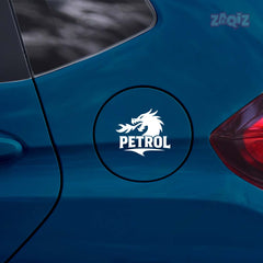 Zaqiz Petrol Text Decal for Bikes – Clean and Bold Font Design