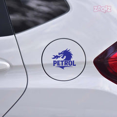 Zaqiz Petrol Text Decal for Bikes – Clean and Bold Font Design