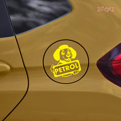 Zaqiz Petrol Fuel Type Identification Sticker – Simple Design