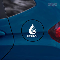 Zaqiz Petrol Print Sticker for Car Cap – Easy to Stick and Remove