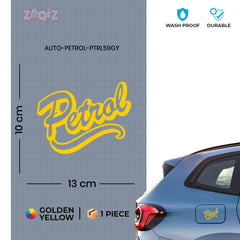 Reusable Petrol Label for Vehicle Use