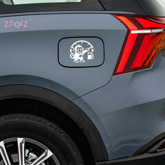 Zaqiz Petrol Word Logo Sticker – Ideal for Fuel Tank Caps