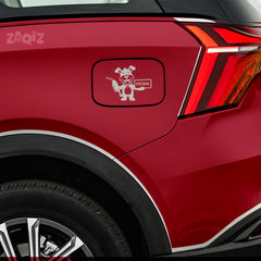 Zaqiz Green Petrol Fuel Tag Sticker for Cars and Motorbikes