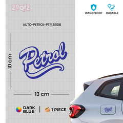 Reusable Petrol Label for Vehicle Use