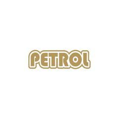 Minimal Design Petrol Use Sticker Label