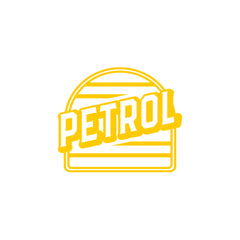 Petrol Only Vinyl Sticker for Fuel Caps