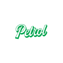 Petrol Warning Label for Fuel Safety Use