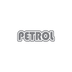 Minimal Design Petrol Use Sticker Label