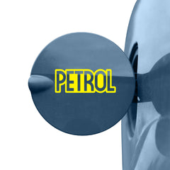 Clear Text Petrol Warning Label Decal